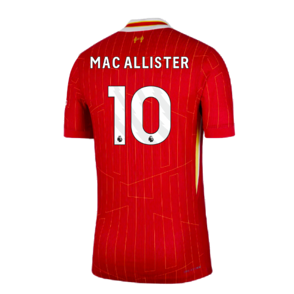 2024-2025 Liverpool Dri-Fit ADV Match Home Shirt (Mac Allister 10)