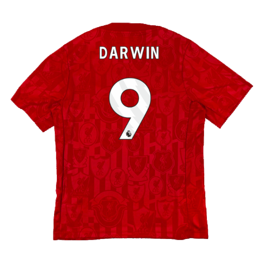 2024-2025 Liverpool Dri-Fit Pre-Match Shirt (Red) (Darwin 9)