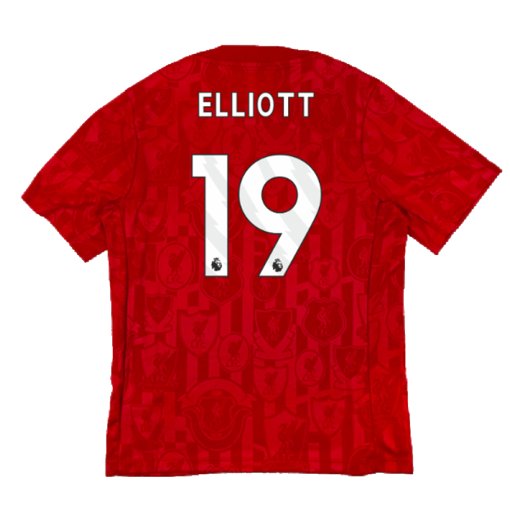 2024-2025 Liverpool Dri-Fit Pre-Match Shirt (Red) (Elliott 19)