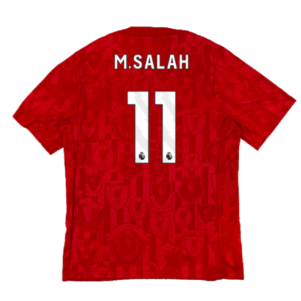 2024-2025 Liverpool Dri-Fit Pre-Match Shirt (Red) (M.Salah 11)