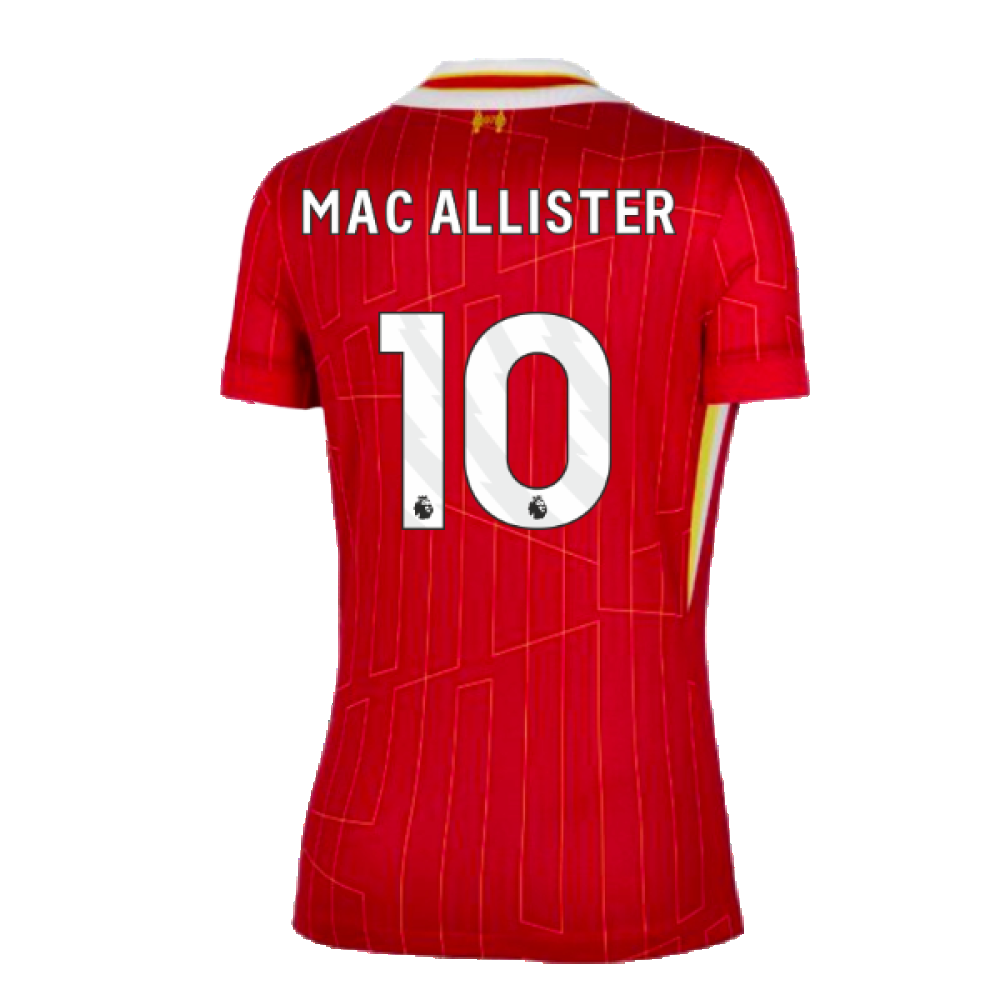 2024-2025 Liverpool Home Shirt (Womens) (Mac Allister 10)