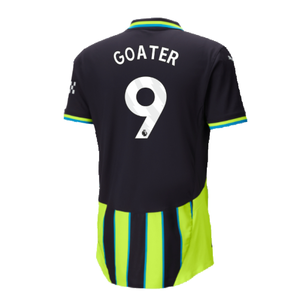 2024-2025 Man City Away Authentic Shirt w/packaging (Goater 9)