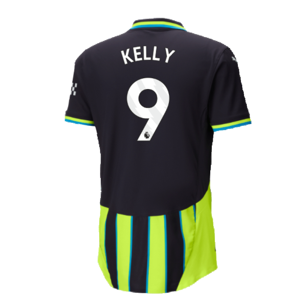 2024-2025 Man City Away Authentic Shirt w/packaging (Kelly 9)