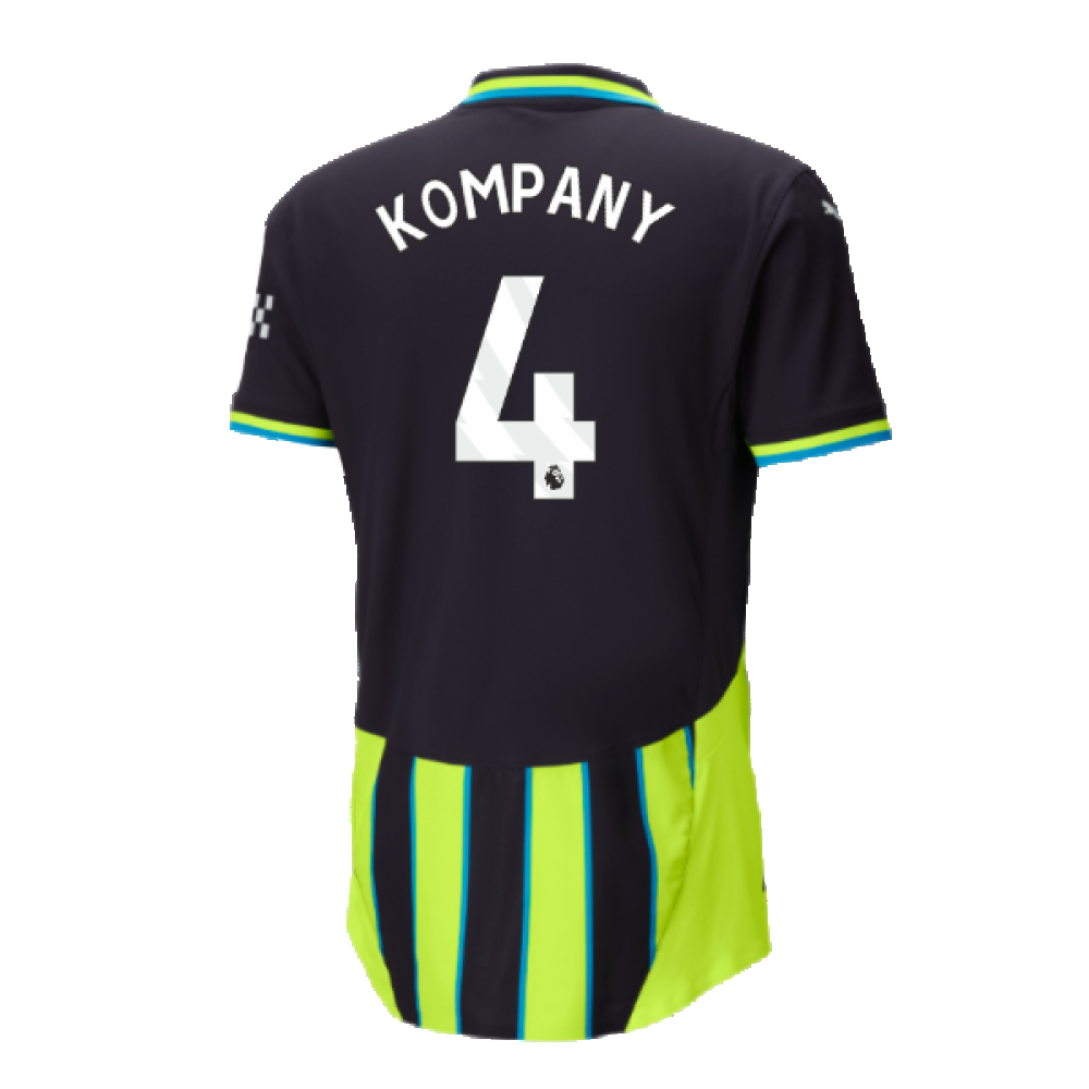 2024-2025 Man City Away Authentic Shirt w/packaging (Kompany 4)