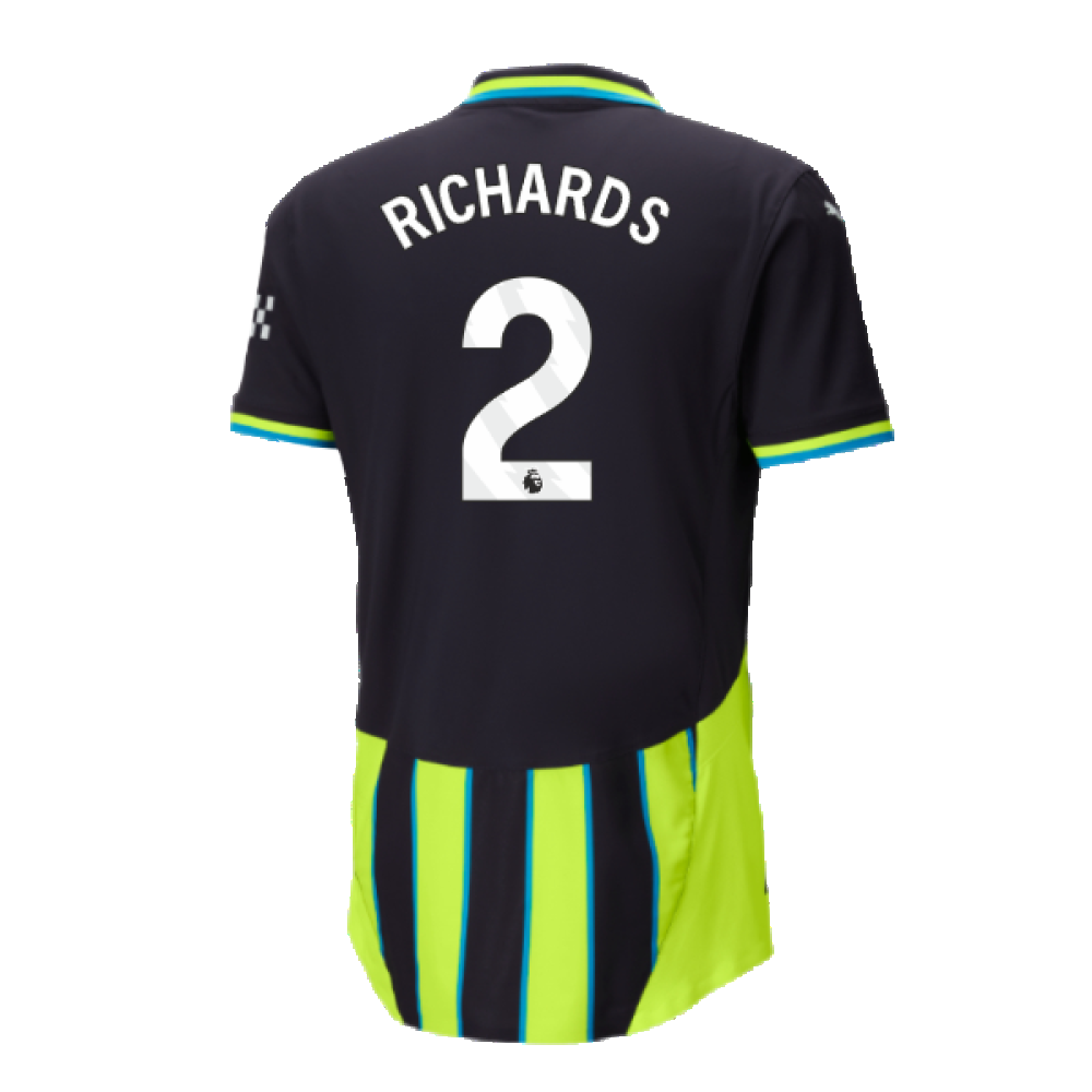 2024-2025 Man City Away Authentic Shirt w/packaging (Richards 2)