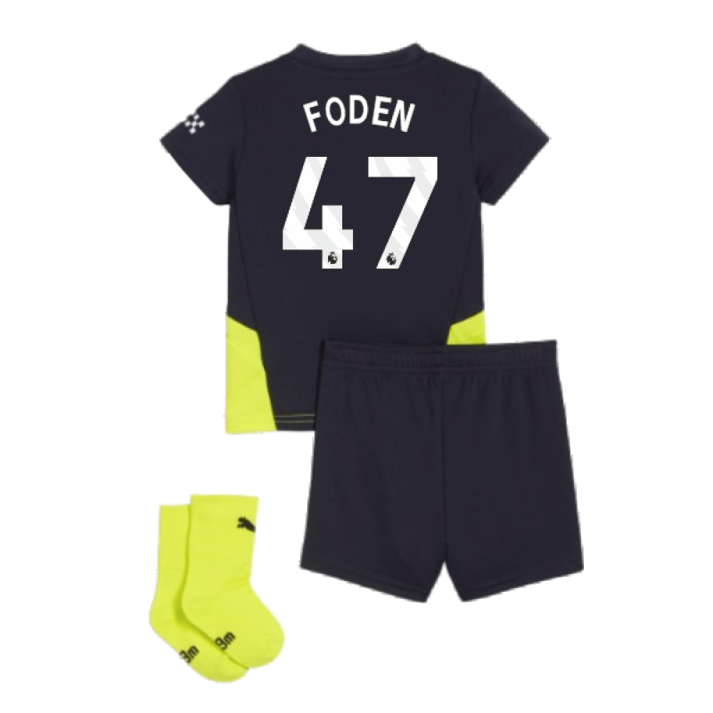 2024-2025 Man City Away Baby Kit (Foden 47)