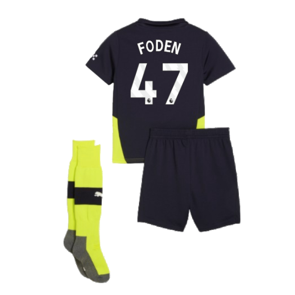 2024-2025 Man City Away Mini Kit (Foden 47)