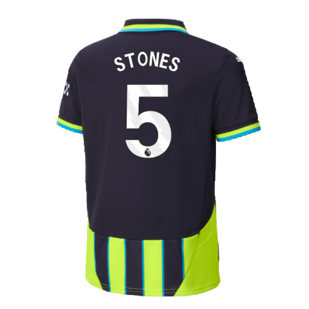 2024-2025 Man City Away Shirt (Kids) (Stones 5)