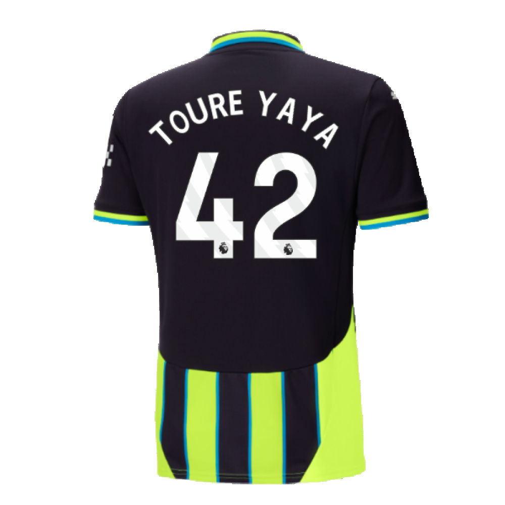 2024-2025 Man City Away Shirt (Toure Yaya 42)