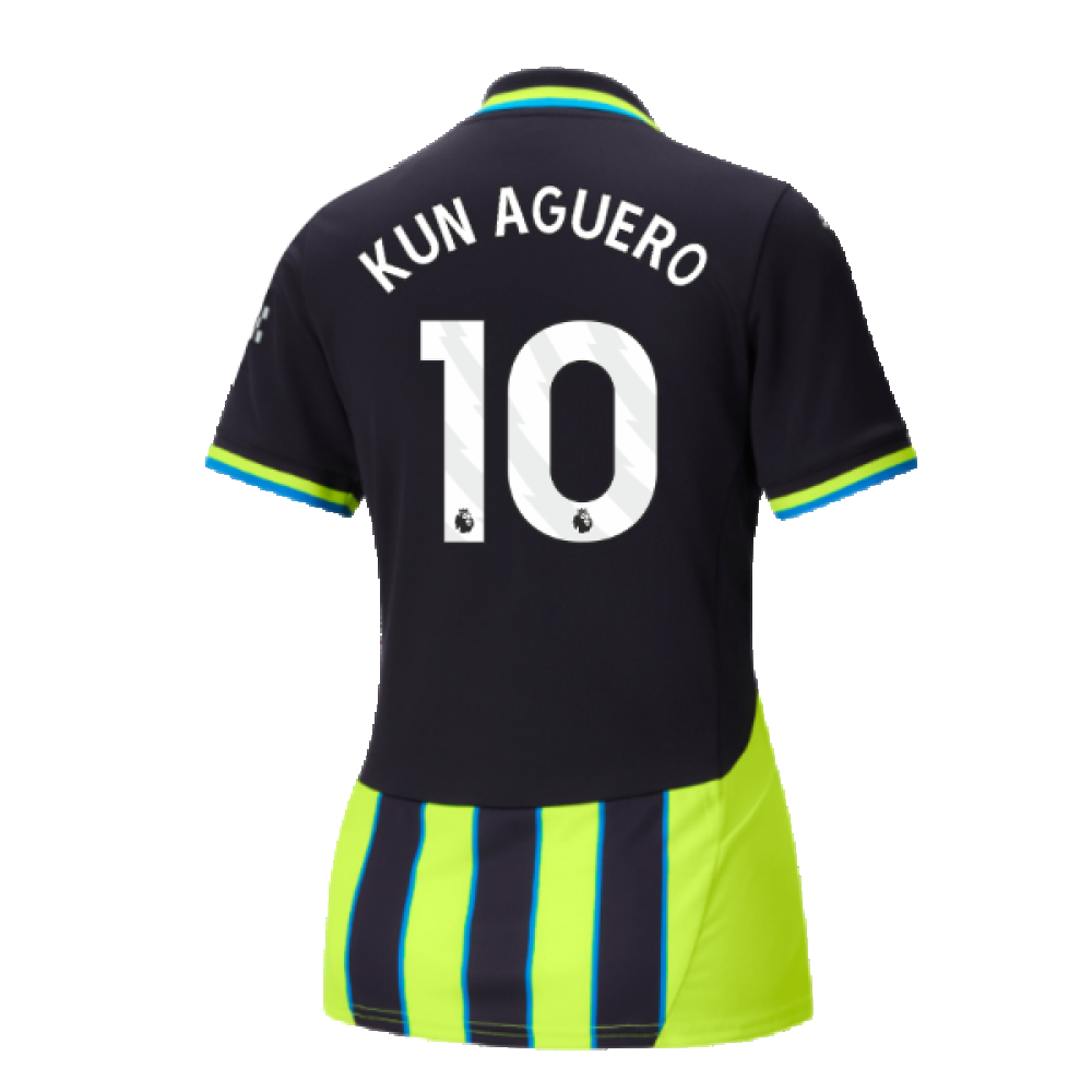 2024-2025 Man City Away Shirt (Womens) (Kun Aguero 10)