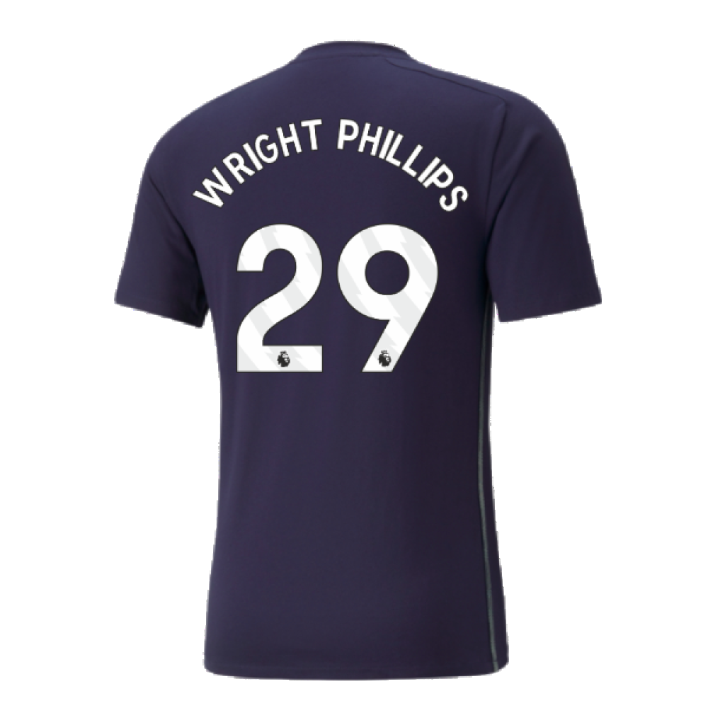 2024-2025 Man City Casuals Tee (Navy) (Wright Phillips 29)