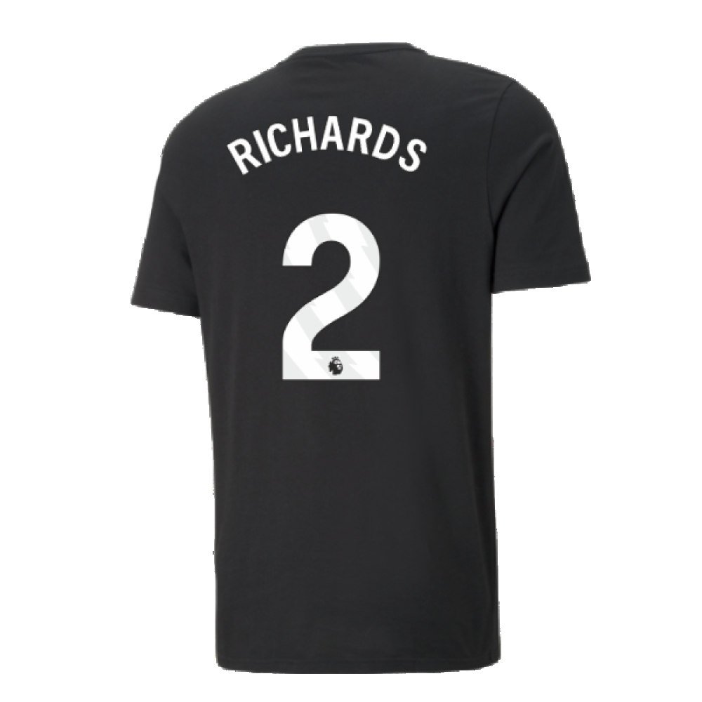 2024-2025 Man City ESS Tee (Black) (Richards 2)