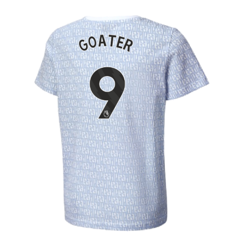 2024-2025 Man City ftblCulture Tee AOP (Light Blue) (Goater 9)