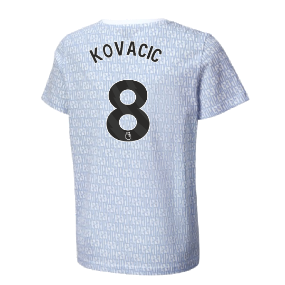 2024-2025 Man City ftblCulture Tee AOP (Light Blue) (Kovacic 8)