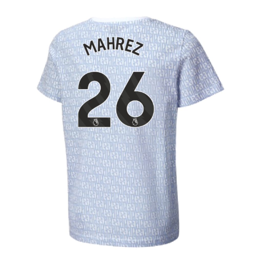 2024-2025 Man City ftblCulture Tee AOP (Light Blue) (Mahrez 26)