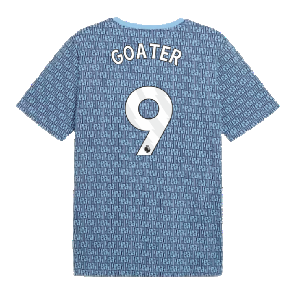 2024-2025 Man City ftblCulture Tee AOP (Navy) (Goater 9)