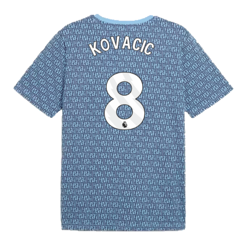 2024-2025 Man City ftblCulture Tee AOP (Navy) (Kovacic 8)