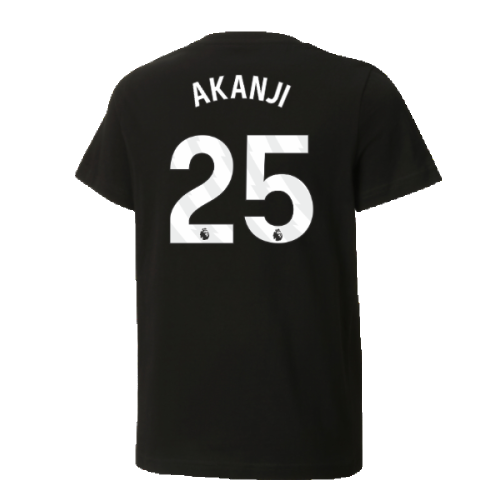 2024-2025 Man City ftblCulture Tee (Black) (Akanji 25)