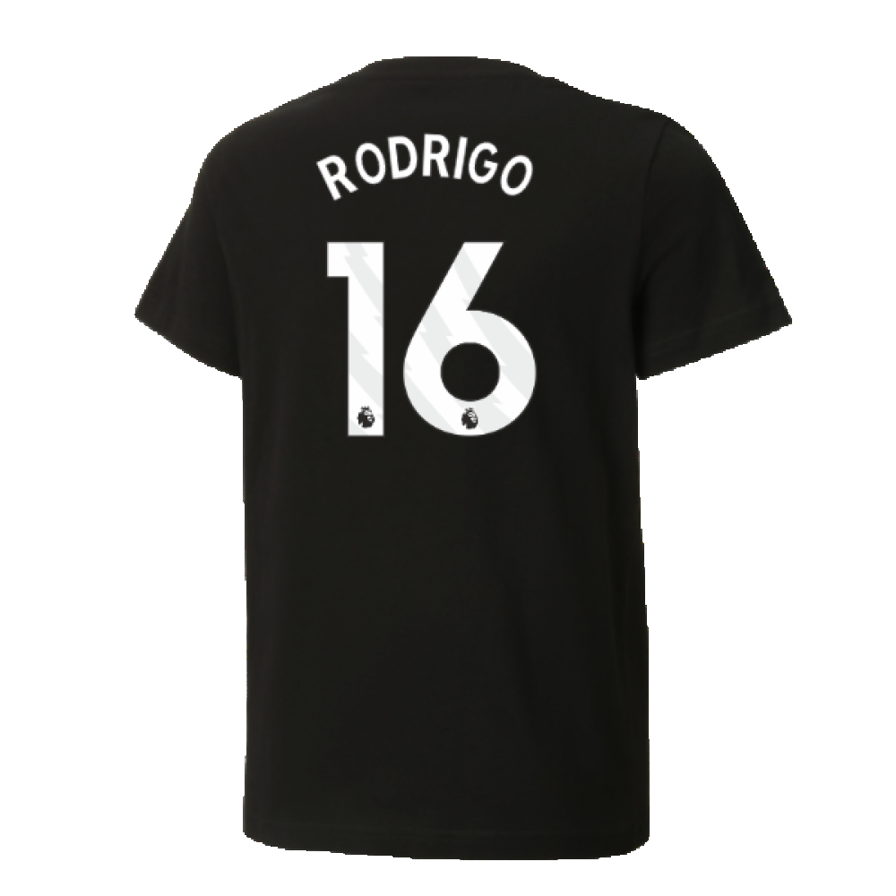 2024-2025 Man City ftblCulture Tee (Black) (Rodrigo 16)