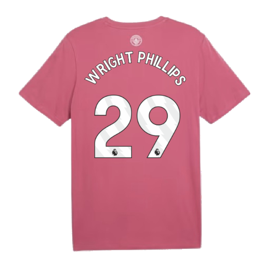 2024-2025 Man City ftblCulture Tee (Dusty Orchid) (Wright Phillips 29)