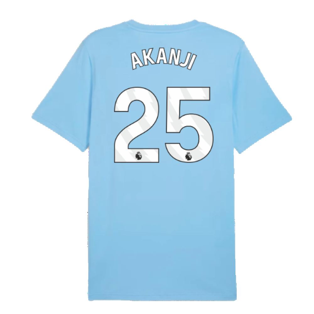 2024-2025 Man City ftblCulture Tee (Light Blue) (Akanji 25)