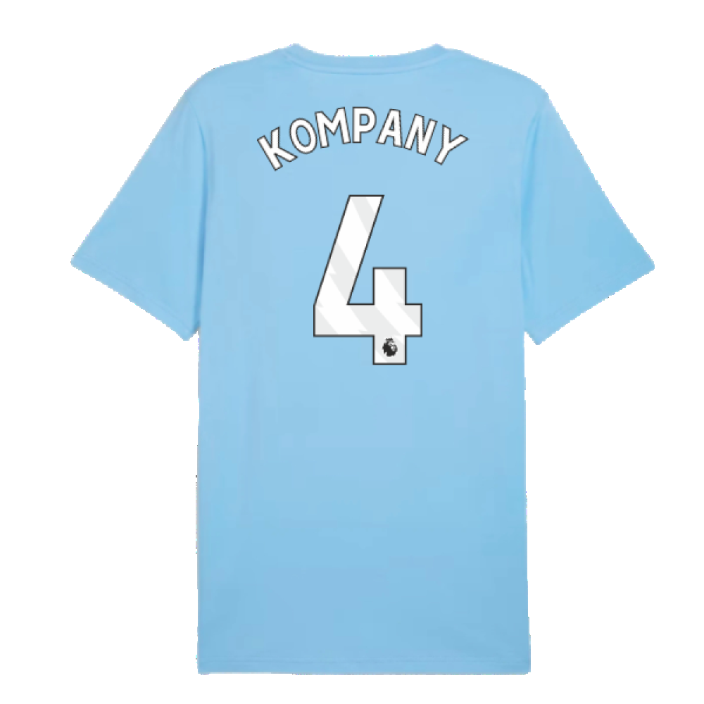 2024-2025 Man City ftblCulture Tee (Light Blue) (Kompany 4)