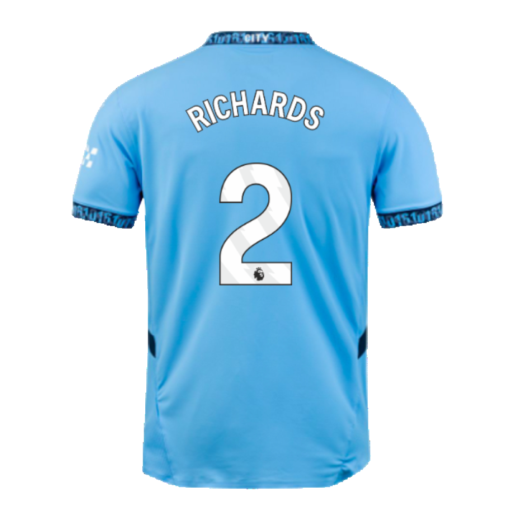 2024-2025 Man City Home Authentic Shirt (Richards 2)