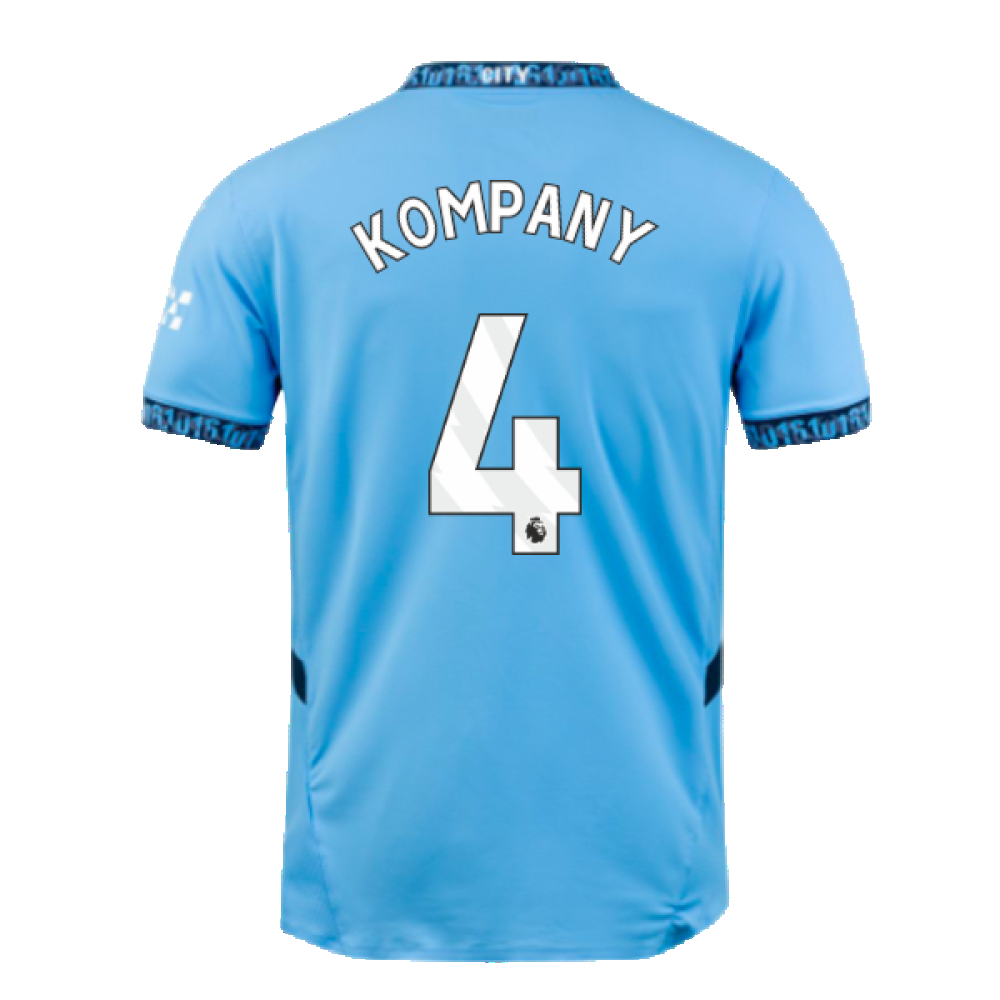 2024-2025 Man City Home Authentic Shirt with packaging (Kompany 4)