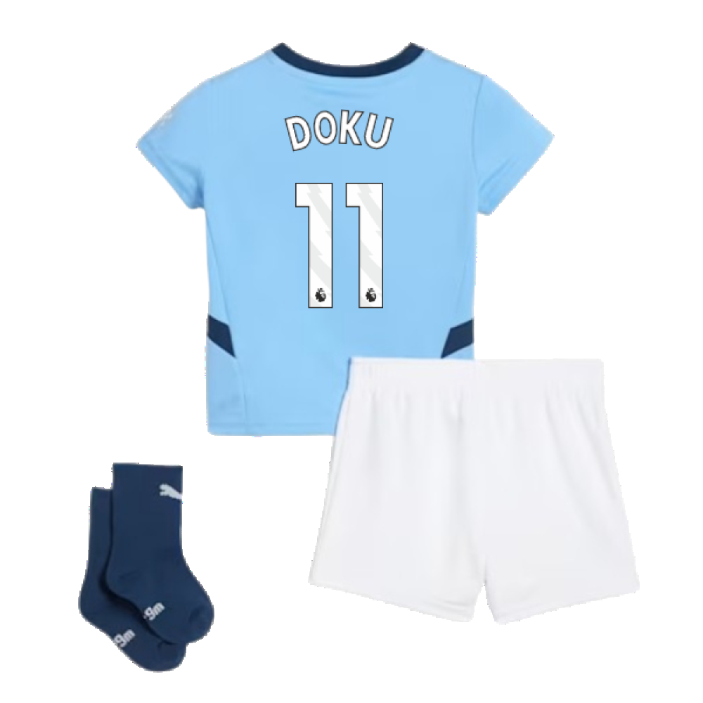 2024-2025 Man City Home Baby Kit (Doku 11)