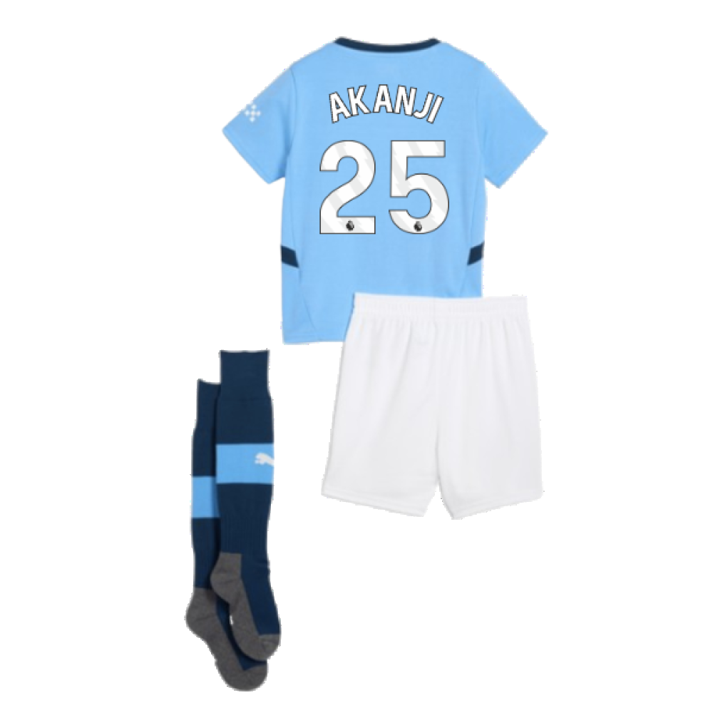 2024-2025 Man City Home Mini Kit (Akanji 25)