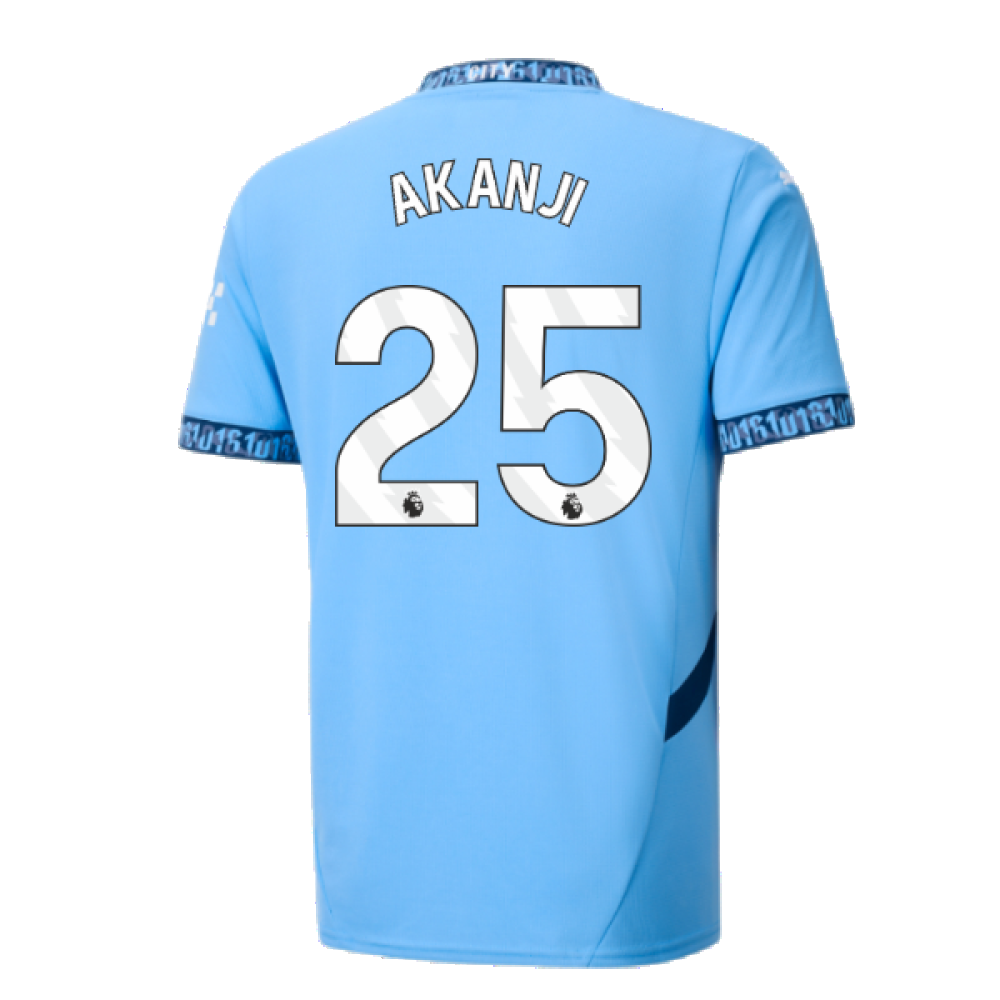 2024-2025 Man City Home Shirt (Akanji 25)