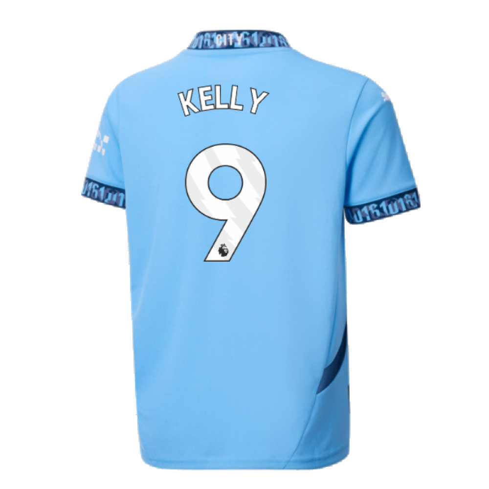 2024-2025 Man City Home Shirt (Kids) (Kelly 9)