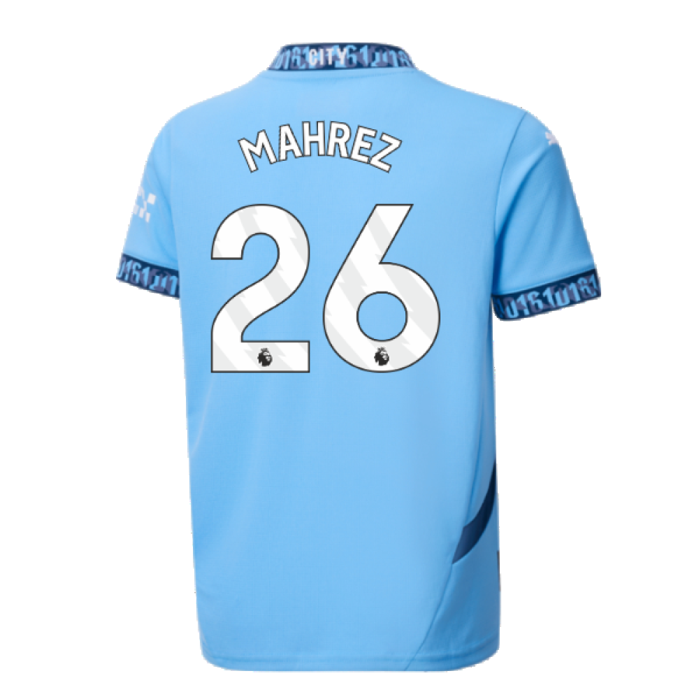 2024-2025 Man City Home Shirt (Kids) (Mahrez 26)