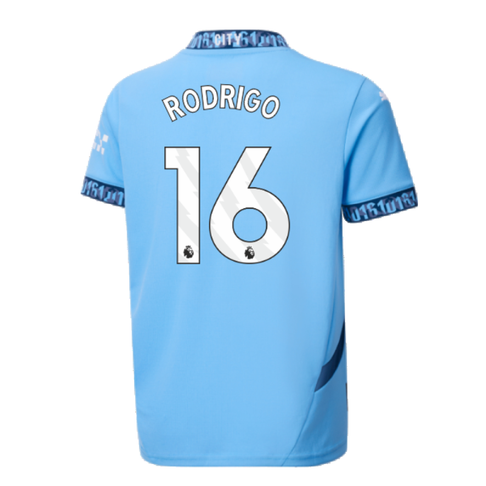 2024-2025 Man City Home Shirt (Kids) (Rodrigo 16)