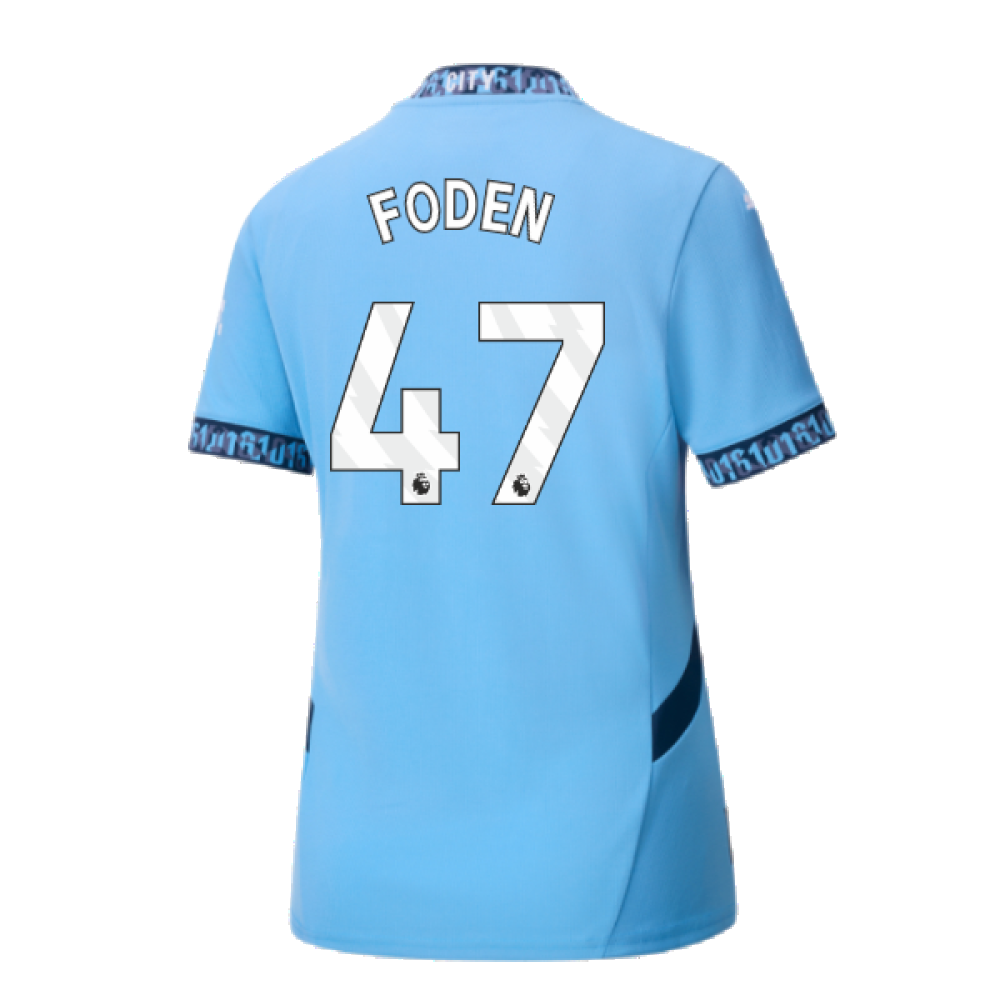 2024-2025 Man City Home Shirt (Womens) (Foden 47)