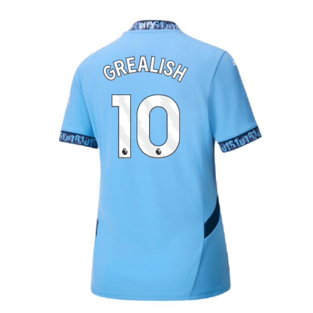 2024-2025 Man City Home Shirt (Womens) (Grealish 10)