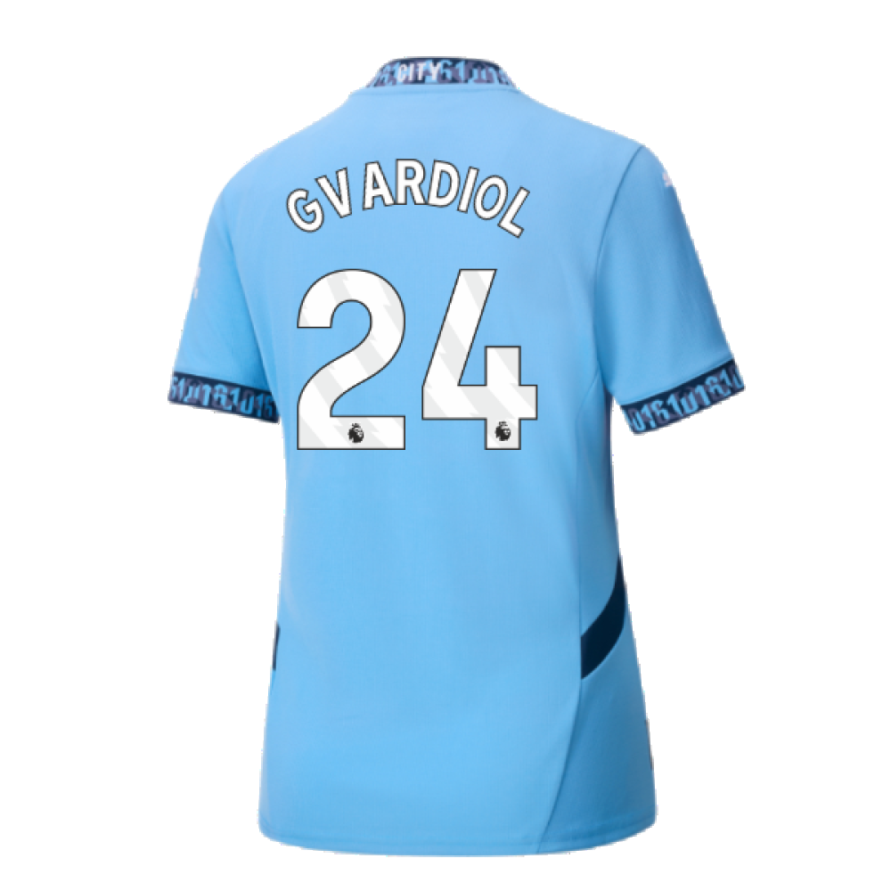 2024-2025 Man City Home Shirt (Womens) (Gvardiol 24)