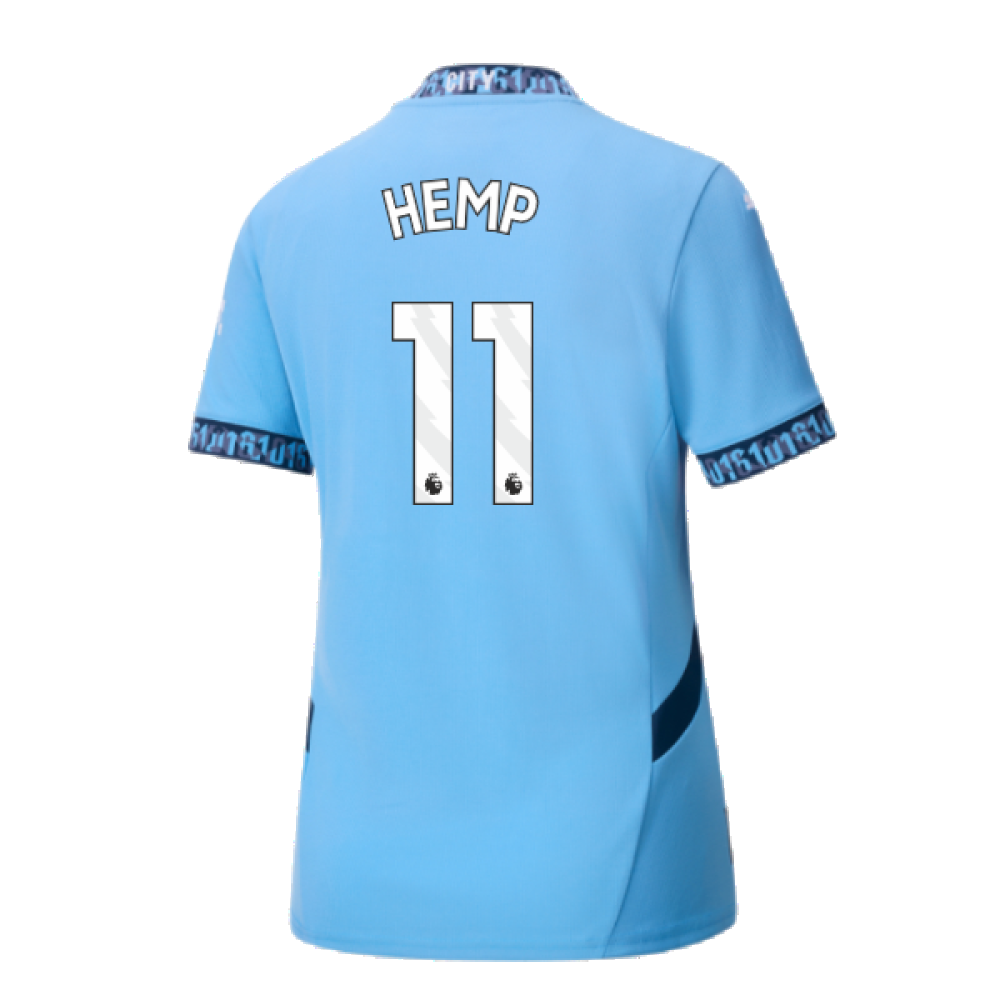 2024-2025 Man City Home Shirt (Womens) (Hemp 11)