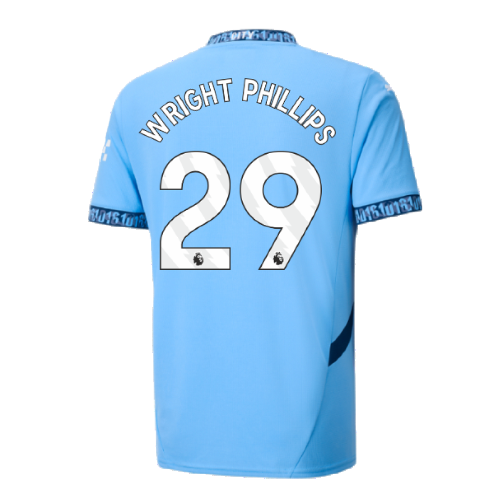 2024-2025 Man City Home Shirt (Wright Phillips 29)