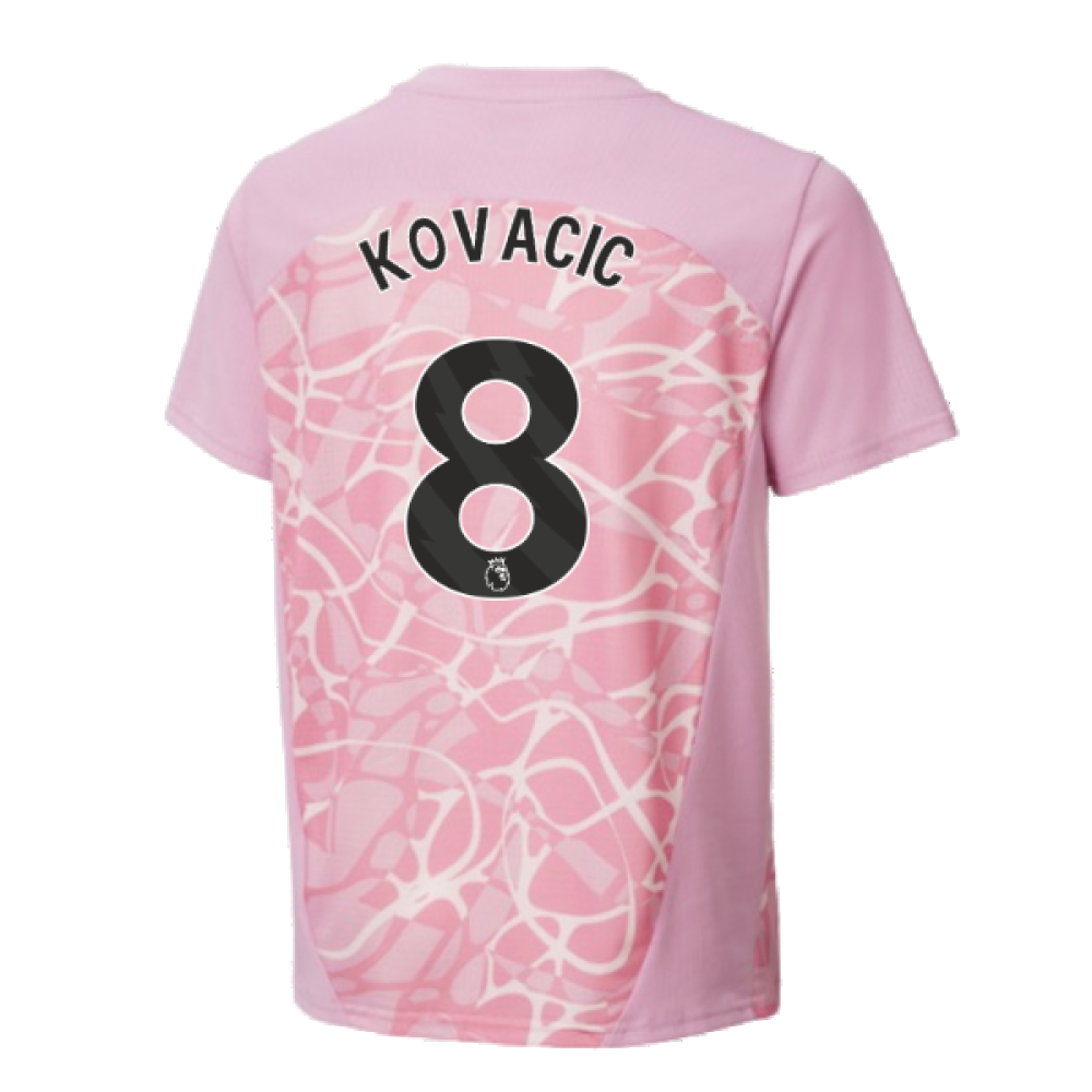 2024-2025 Man City Pre-Match Shirt (Pink Icing) - Kids (Kovacic 8)