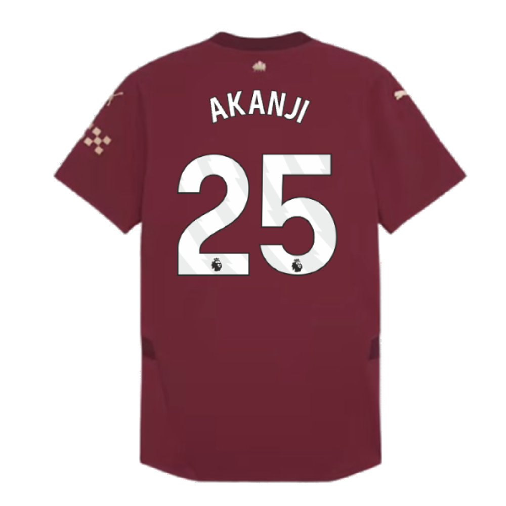 2024-2025 Man City Third Authentic Shirt (Akanji 25)