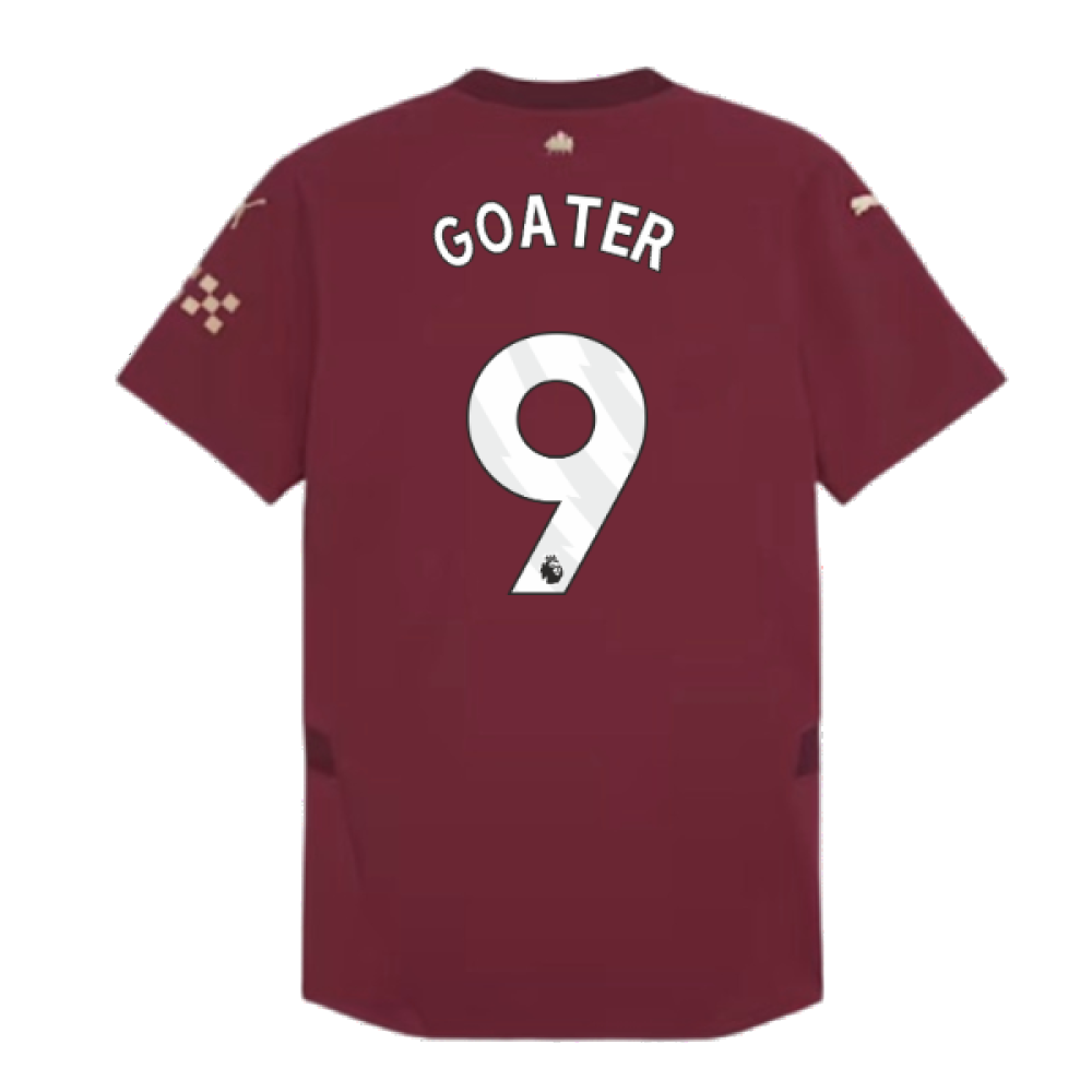 2024-2025 Man City Third Authentic Shirt (Goater 9)