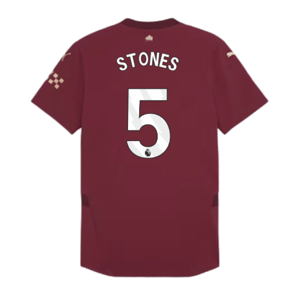 2024-2025 Man City Third Authentic Shirt (Stones 5)