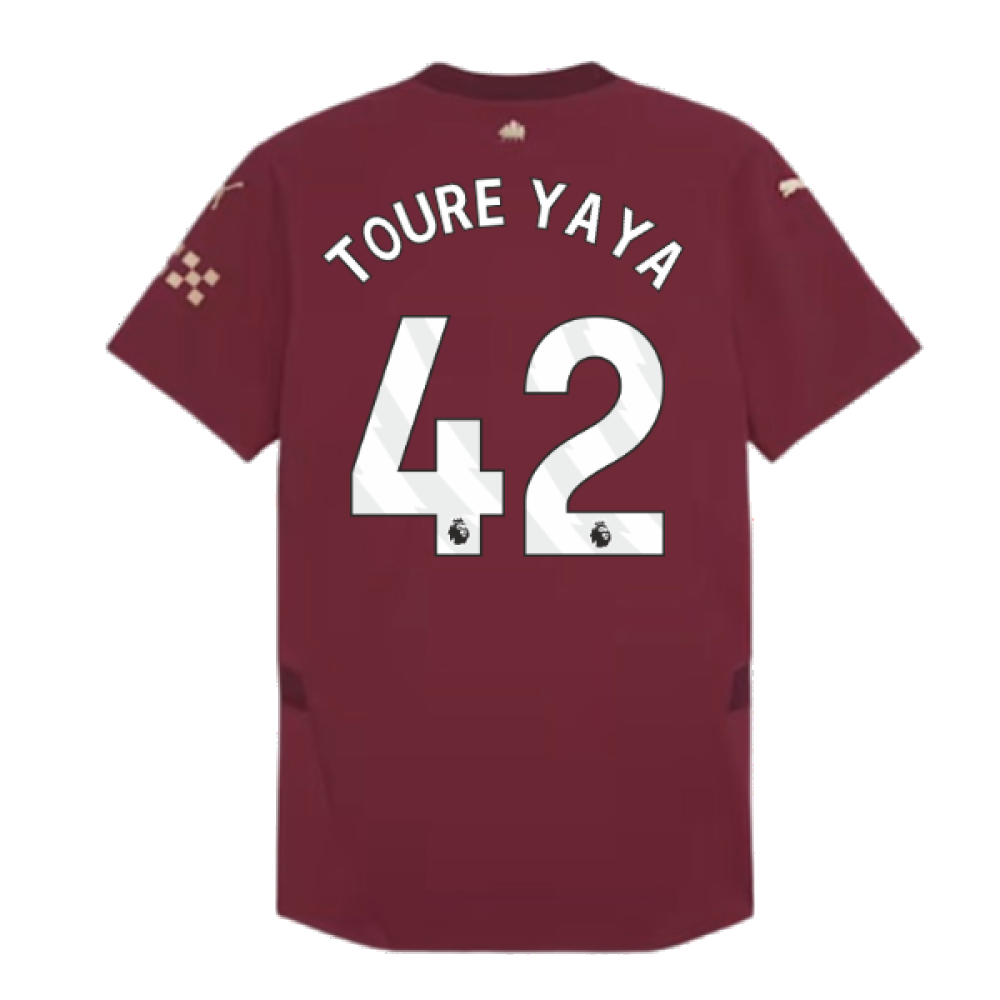 2024-2025 Man City Third Authentic Shirt (Toure Yaya 42)