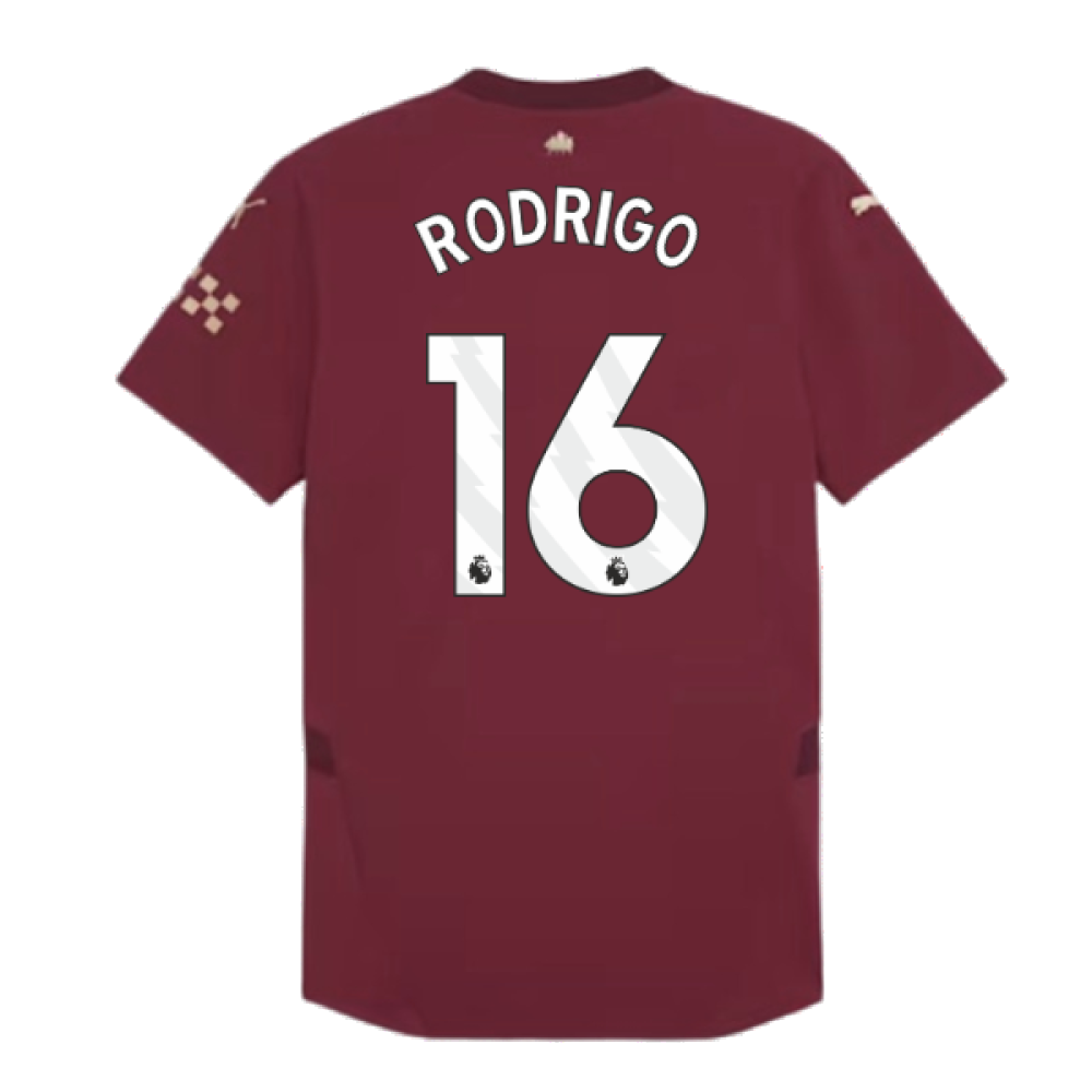 2024-2025 Man City Third Authentic Shirt w/packaging (Rodrigo 16)