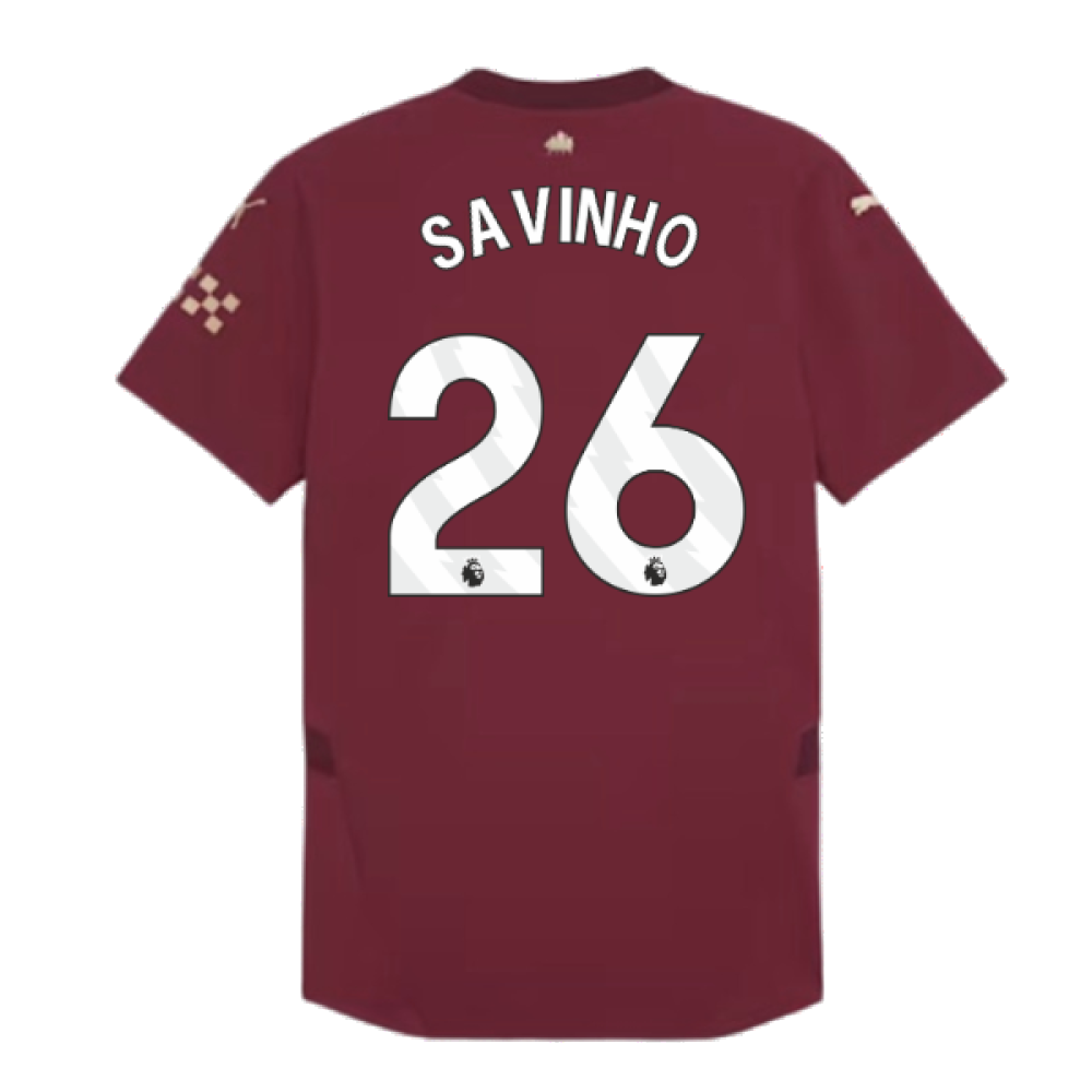 2024-2025 Man City Third Authentic Shirt w/packaging (Savinho 26)