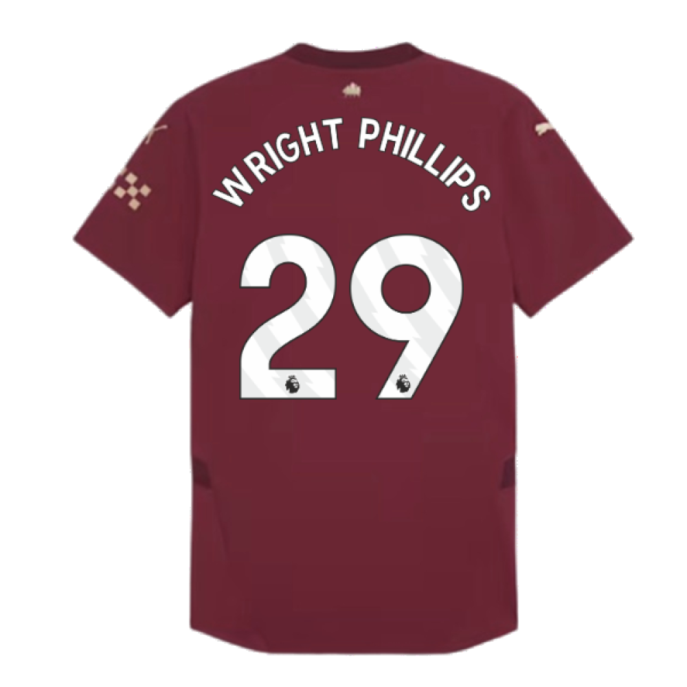 2024-2025 Man City Third Authentic Shirt w/packaging (Wright Phillips 29)