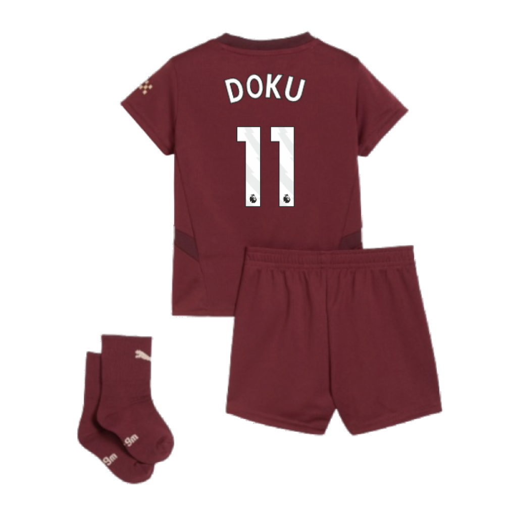 2024-2025 Man City Third Baby Kit (Doku 11)