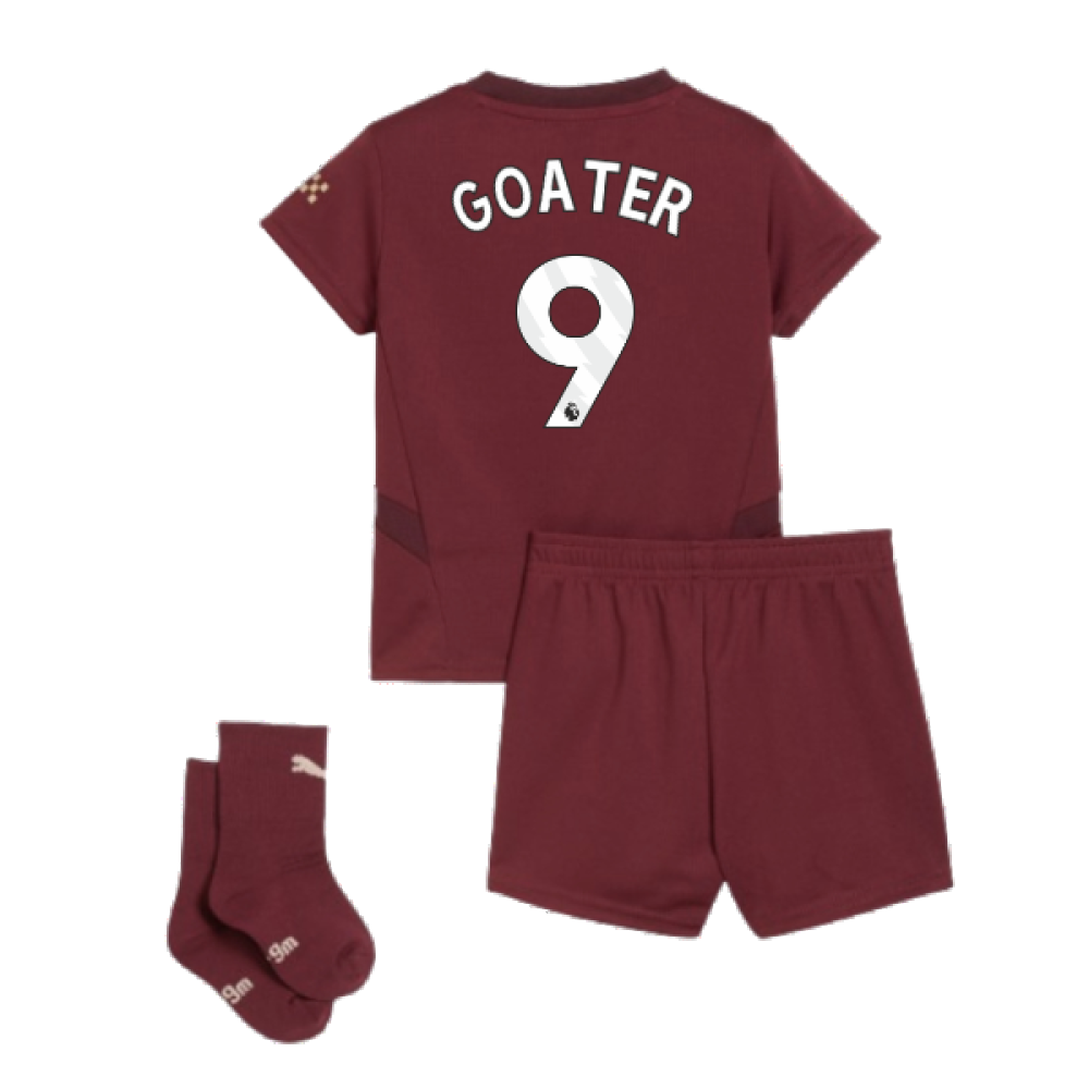 2024-2025 Man City Third Baby Kit (Goater 9)