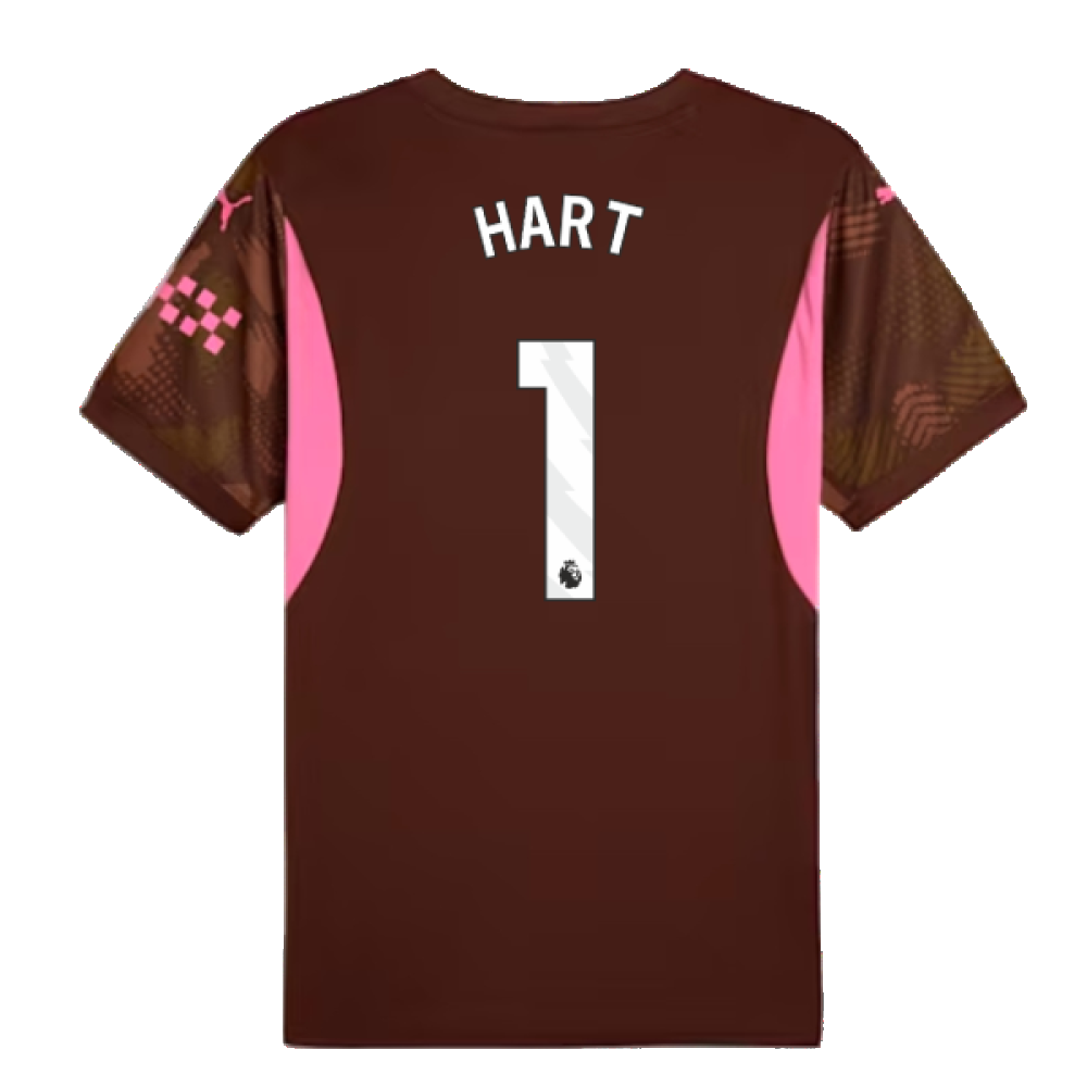 2024-2025 Man City Third Goalkeeper Shirt (Espresso Brown) (Hart 1)